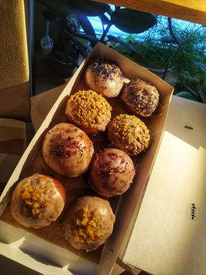 donuts at Planta Bistro in Poznan