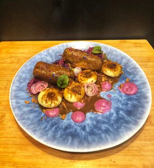 seitan roulades at Planta Bistro in Poznan