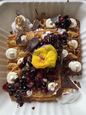 Waffles, 25 zł at Planta Bistro in Poznan