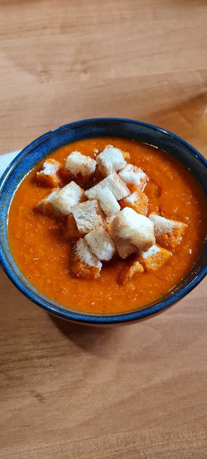 Krem z pomidorów i papryki at Planta Bistro in Poznan