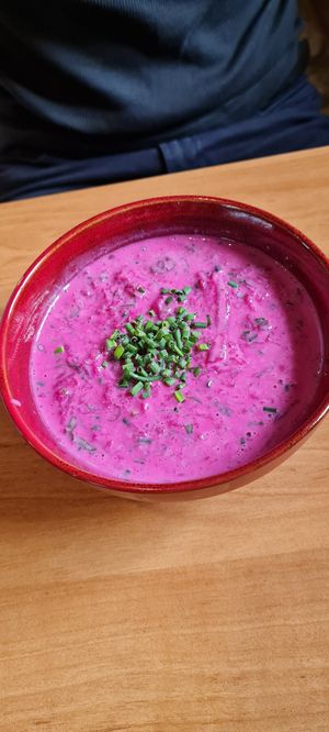 Chłodnik litewski at Planta Bistro in Poznan