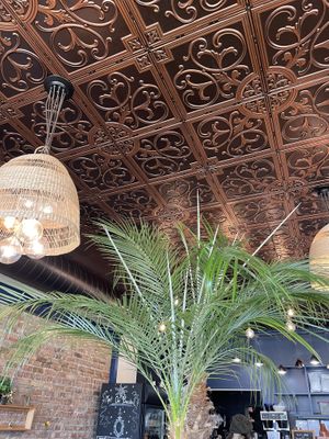 Cafe interior   at Charmers Cafe in Chicago