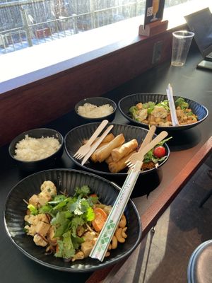 Vegan dishes 🌱   at CPH - WOK - T2 in Kastrup