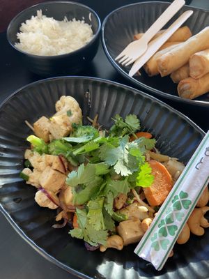 Vegan tofu dish 🌱  at CPH - WOK - T2 in Kastrup