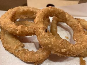 Onion rings   at Lanchester Fish Bar in Lanchester