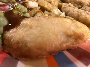 Fish fillet new on menu May 2023  at Lanchester Fish Bar in Lanchester