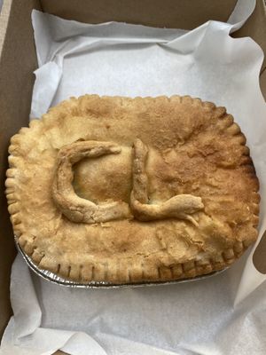 Homemade pie   at Lanchester Fish Bar in Lanchester