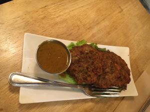 Lentil croquettes. at Souen - East Village in New York City
