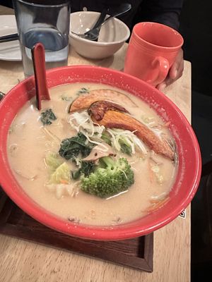 Tahini shoyu ramen (regular menu)  at Souen - East Village in New York City