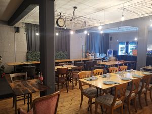 Seating area at House of Mezze in Uster