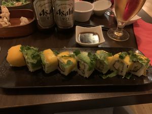 Veggie dragon sushi at Sushi Couronne in Aix-en Provence