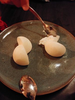 Muchi lichi - super tasty! at Sushi Couronne in Aix-en Provence