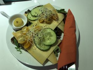 Sandwich Old Amsterdam at Jippies Kattencafe in Haarlem