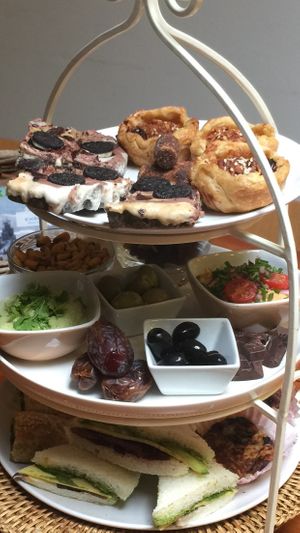 Happy Vegan Afternoontea  at Jippies Kattencafe in Haarlem