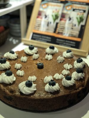 Vegan Blueberrypie at Jippies Kattencafe in Haarlem