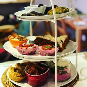 Happy Vegan Afternoontea at Jippies Kattencafe in Haarlem