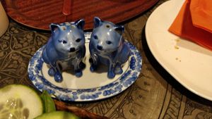 Zout en peper ฅ^•ﻌ•^ฅ at Jippies Kattencafe in Haarlem