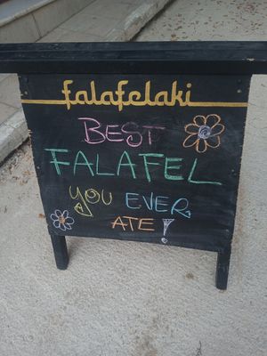 Truth at Falafelaki in Crete