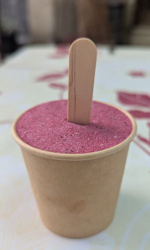 Mixed Berries "ice cream" (more like a popsicle) at Falafelaki in Crete