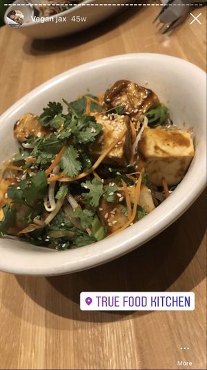 Korean noodle bowl   at True Food Kitchen in Jacksonville