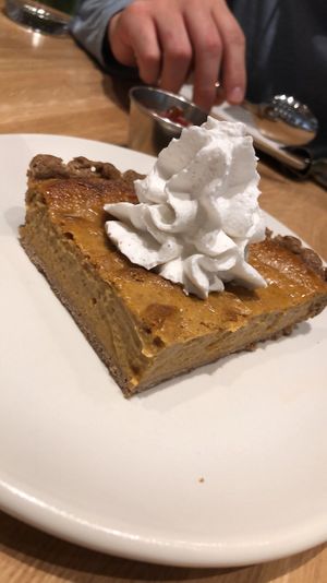 Squash pie is my favorite! I get it every time.  at True Food Kitchen in Jacksonville