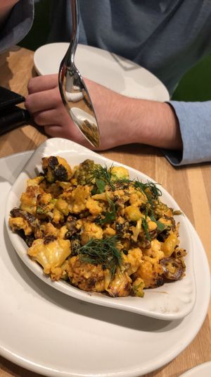 Charred cauliflower was 👌🏼  at True Food Kitchen in Jacksonville