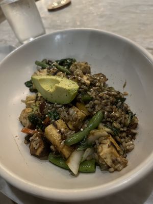 Teriyaki bowl was delicious   at True Food Kitchen in Jacksonville