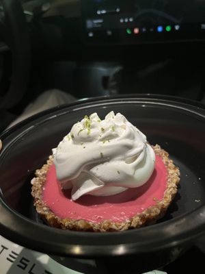 Pink lime tart was 🔥  at True Food Kitchen in Jacksonville