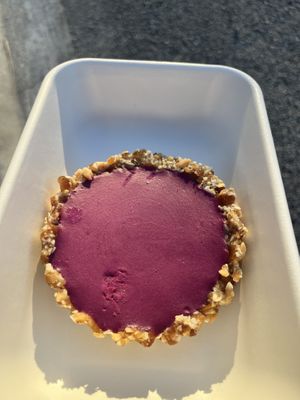 For me personally, prettier than it tasted, but am not a coconut fan. I found it expensive. Lime Tart: key lime and ube filling, marco a almond and coconut crumble crust  at True Food Kitchen in Jacksonville