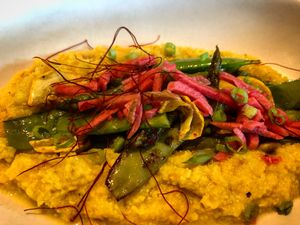 Vegan and Gluten- Free Cauliflower Polenta at True Food Kitchen in Jacksonville