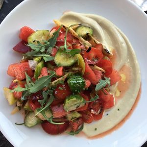 Watermelon salad at Encuentro in Oakland