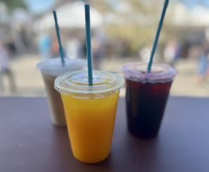 Horchata, limonada, jamaica   at Tumerico - 4th Ave in Tucson