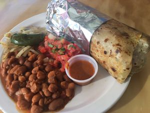 Cuban burro - yum! at Tumerico - 4th Ave in Tucson