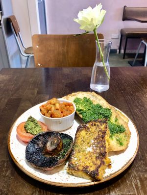 Vegan brunch  at Brew & Bake in Belfast