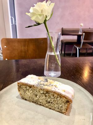 Lemon and poppyseed loaf  at Brew & Bake in Belfast