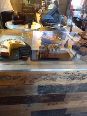 Choice of vegan options at Brew & Bake in Belfast
