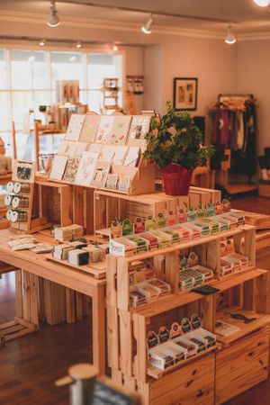 Vegan lip balms and soaps! at Peace in Naperville