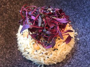 lentil rice at Mahila in San Francisco