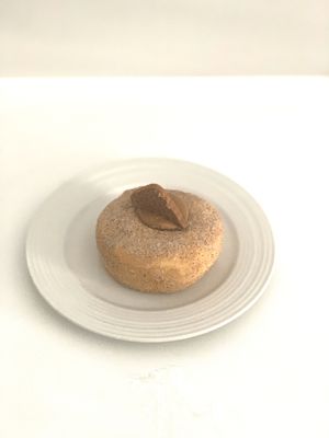 Vegan Biscoff donut at LA Donuts in Beverly Hills