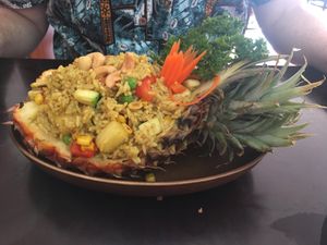 Pineapple fried rice with veggies & meat at U-TONG in Clayfield
