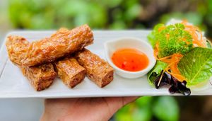 Crispy bean  curd roll at U-TONG in Clayfield
