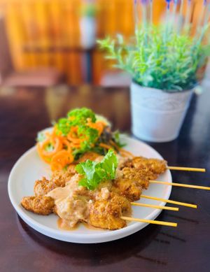 Satay mock Chicken at U-TONG in Clayfield