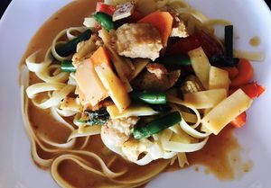 Curry noodles   at U-TONG in Clayfield