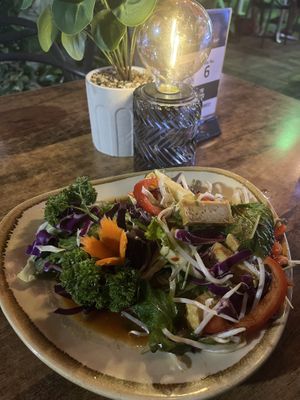 Tofu salad (mild still spicy 🌶️)   at U-TONG in Clayfield