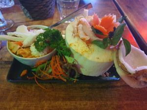 Coconut Curry with "seafood" at U-TONG in Clayfield