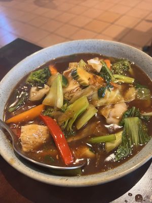 44. Rad-Na flat rice noodles with mixed veggies in Gravy
Sauce   at U-TONG in Clayfield