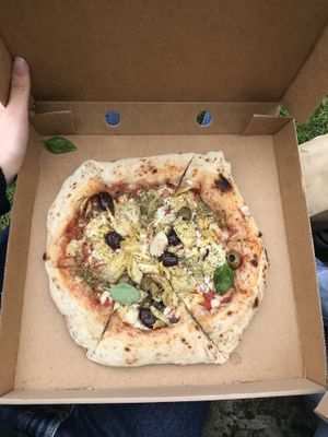 ‘mediterranean’  at Plant A Pizza in Ghent