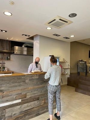 The inside at Plant A Pizza in Ghent