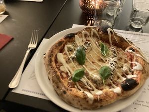 4 Cheese Rossa at Plant A Pizza in Ghent