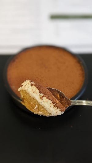 Tiramisu at Plant A Pizza in Ghent